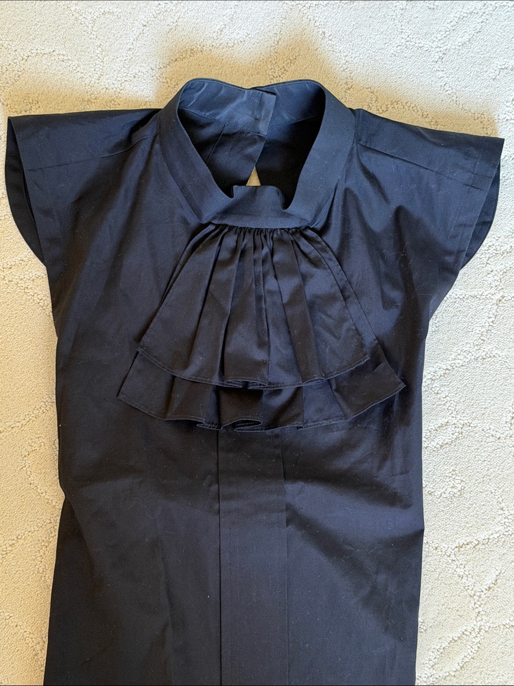 Comme Des garçons top with open back tie. Mint.